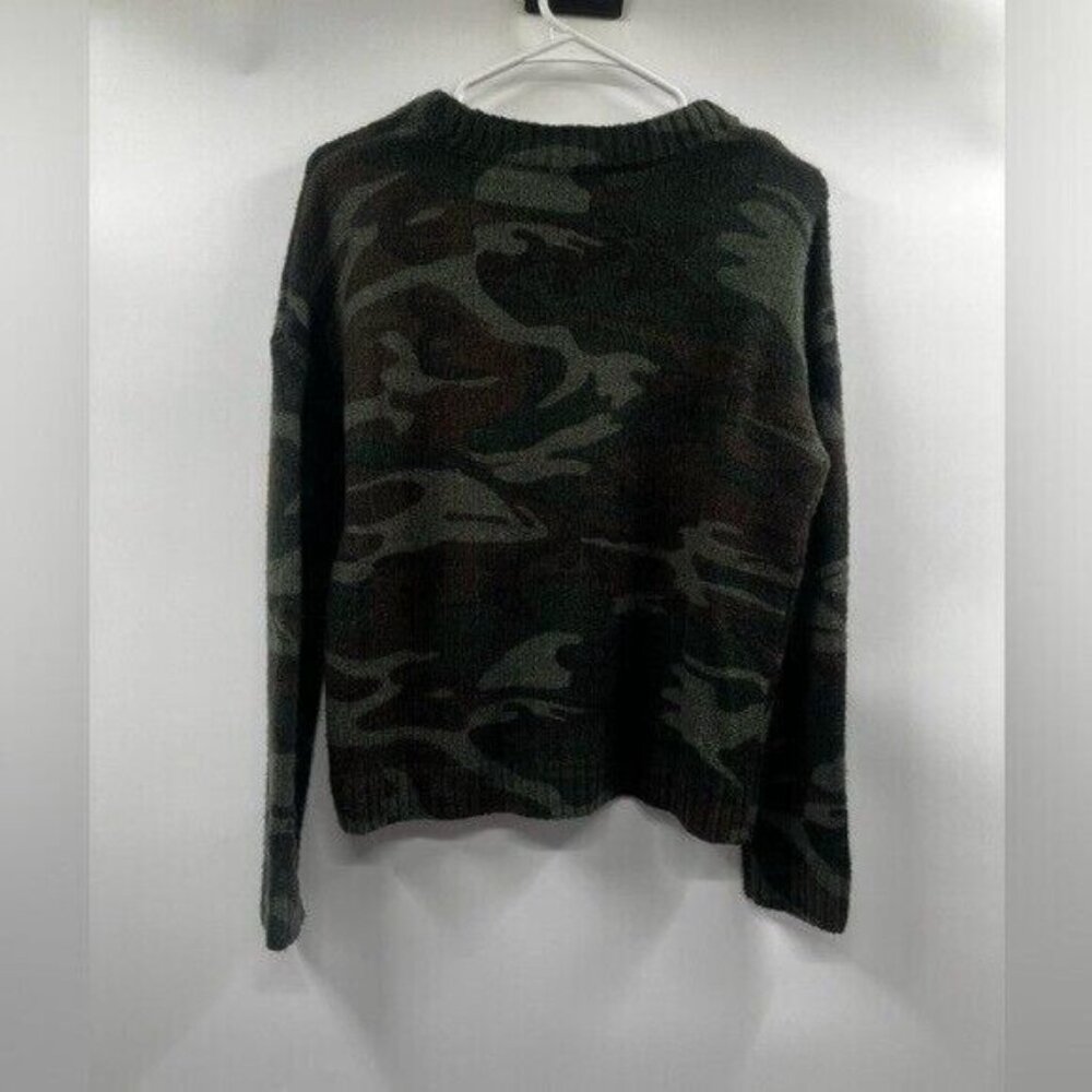 RAILS Perci Camo Wool-Alpaca Long Sleeve Crew Neck Sweater XS - Picture 10 of 10